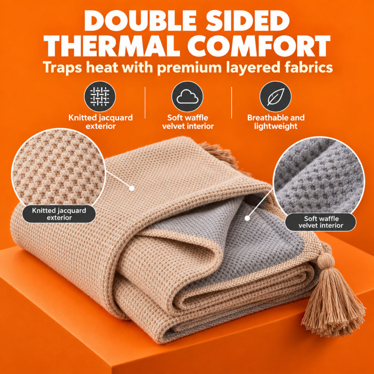 Cosy Hands-Free USB Heated Shawl - Demo Ozerty